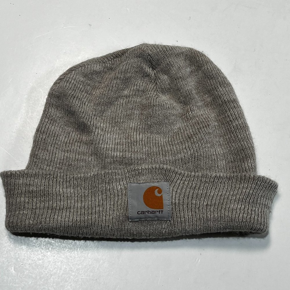 Carhartt Knit Cuffed Beanie Hat Gray Watch Classic